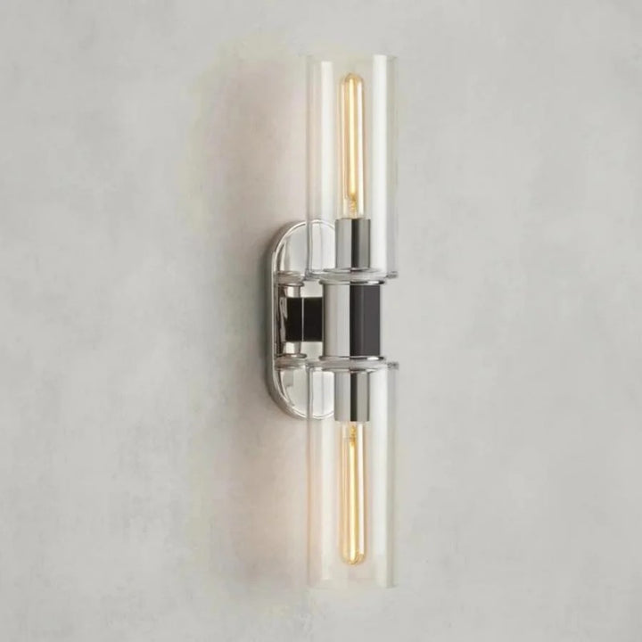 Harvial 2-Light Clear Glass Wall Sconce