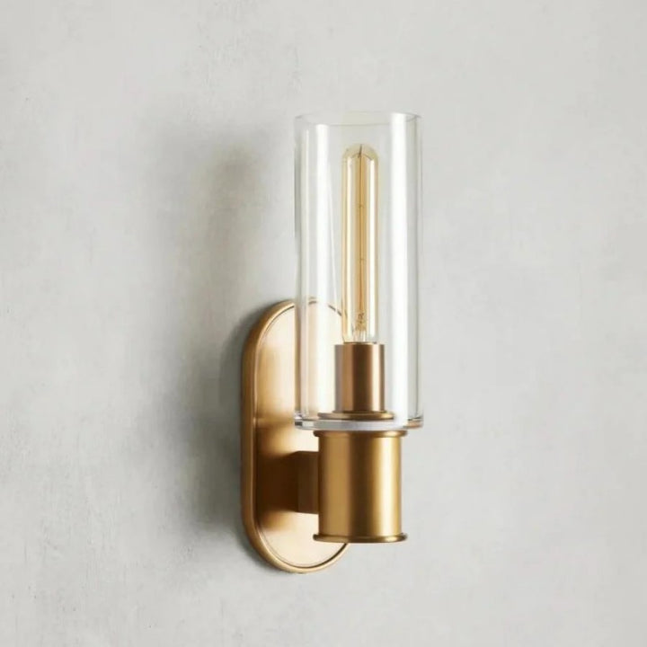 Harvial Clear Glass Wall Sconce
