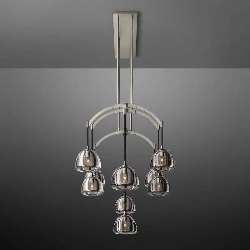 Hemisphere Linear Chandelier 54"