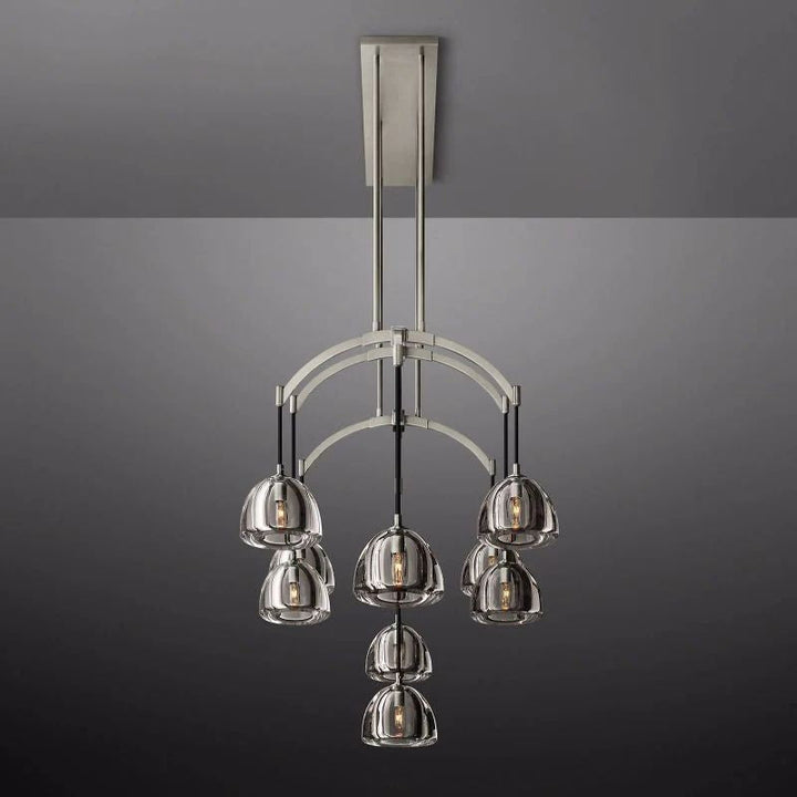 Hemisphere Linear Chandelier 54"