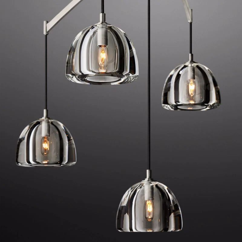 Hemisphere Linear Dining Room Chandelier 72"
