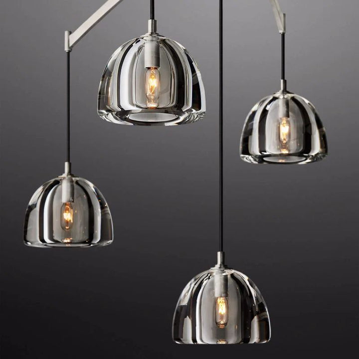 Hemisphere Linear Dining Room Chandelier 72"