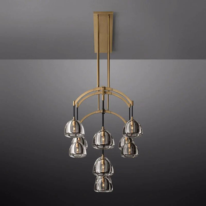 Hemisphere Linear Dining Room Chandelier 72"
