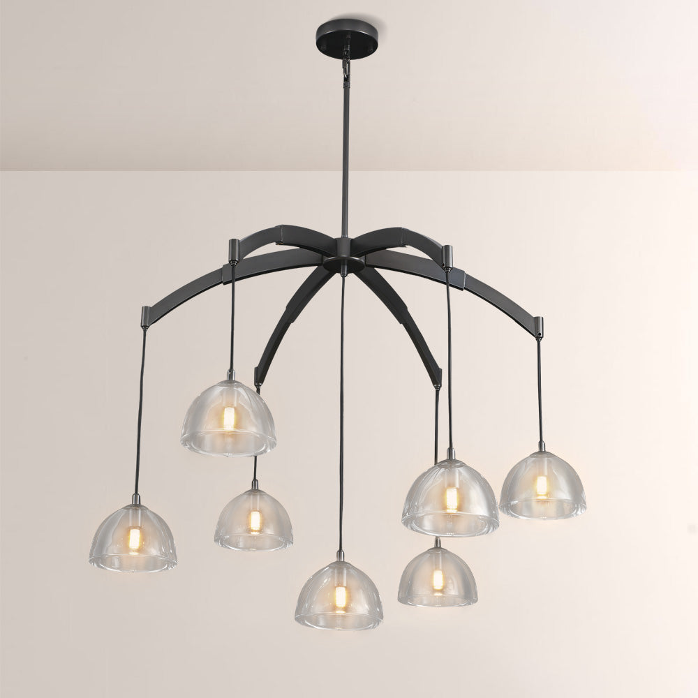 Hemisphere Round Chandelier 36"