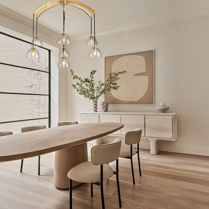 Hemisphere Round Chandelier 36"