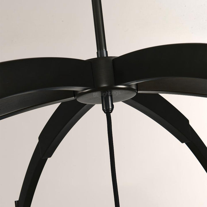 Hemisphere Round Chandelier 36"
