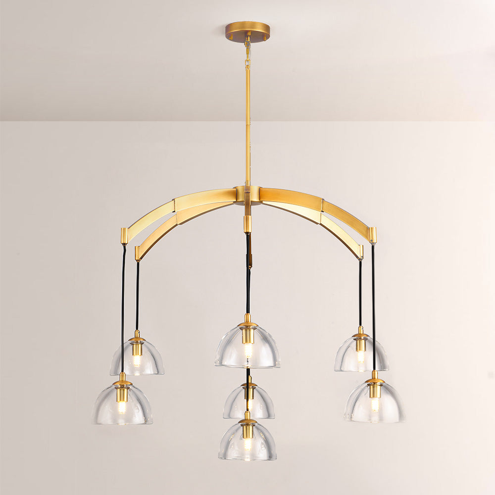 Hemisphere Round Chandelier 36"
