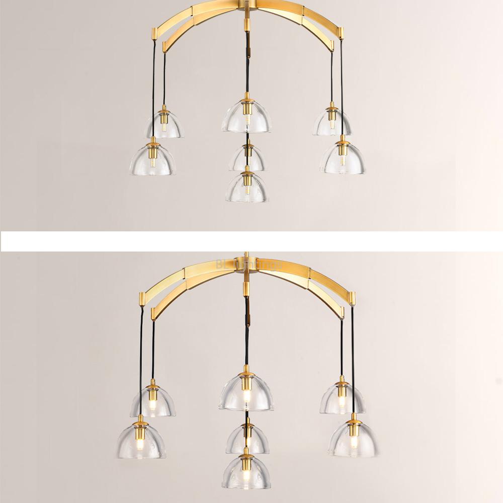 Hemisphere Round Chandelier 36"