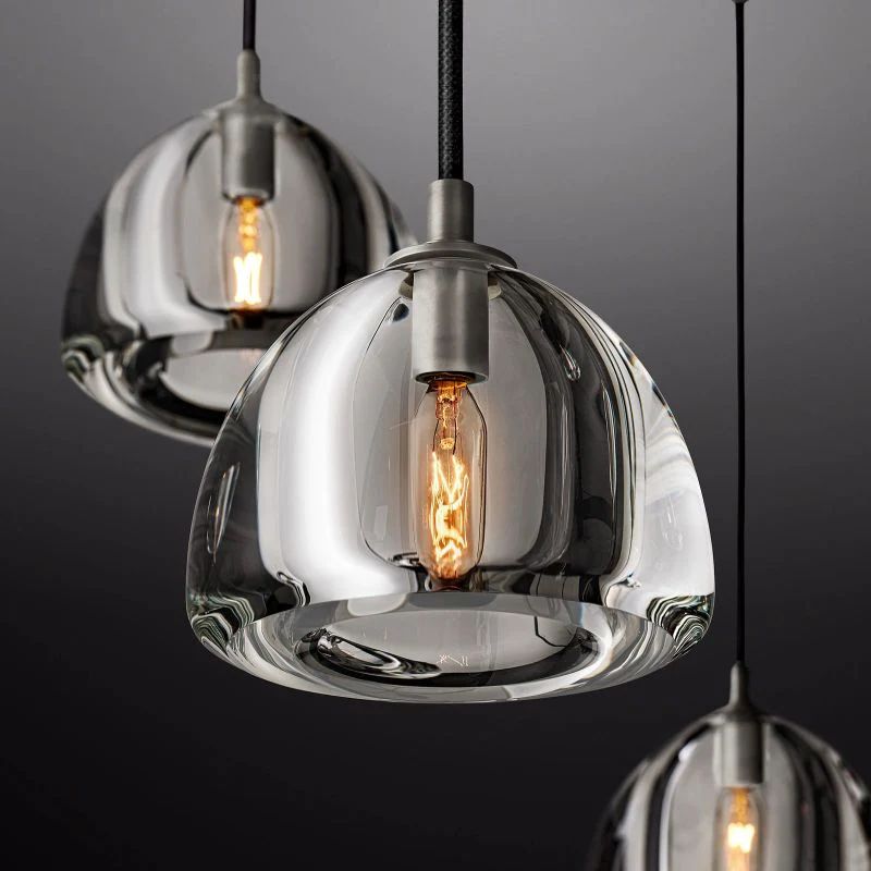 Hemisphere Round Chandelier 36" For Living Room