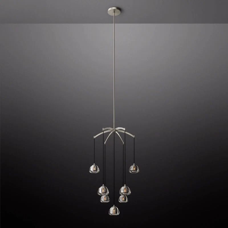 Hemisphere Round Chandelier 36" For Living Room
