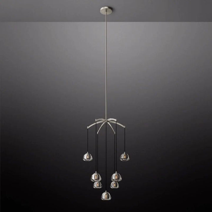 Hemisphere Round Chandelier 36" For Living Room