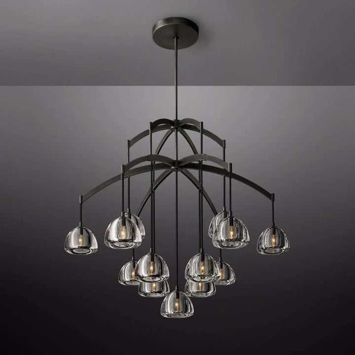 Hemisphere Round Chandelier 48"