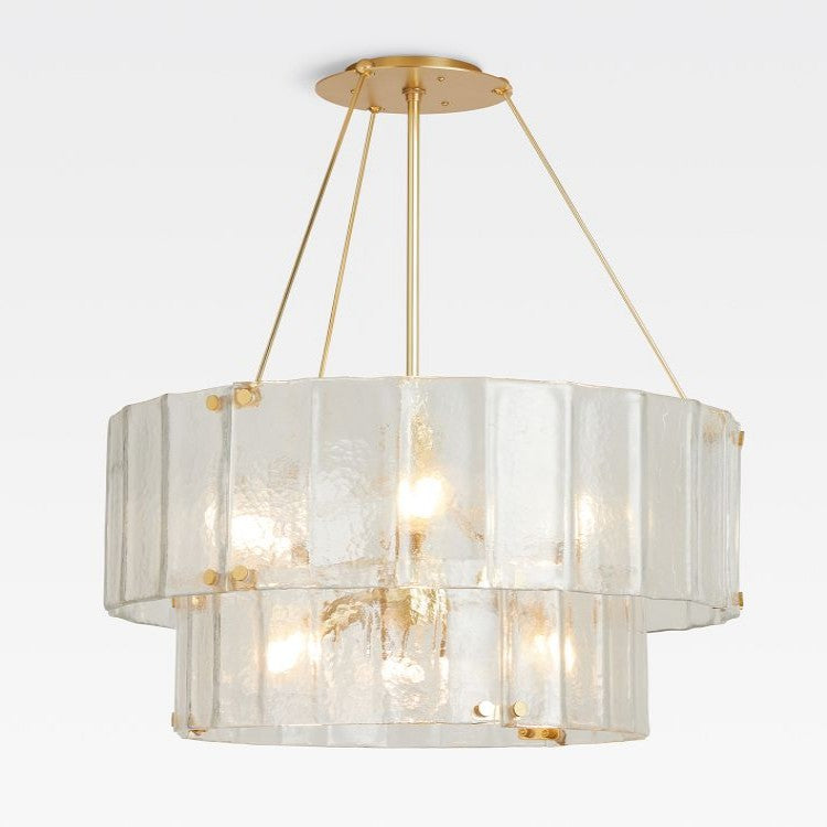 Hillam 2 Tier Crystal Chandelier
