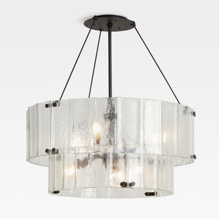 Hillam 2 Tier Crystal Chandelier