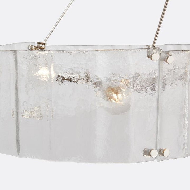 Hillam Oval Crystal Chandelier 48"