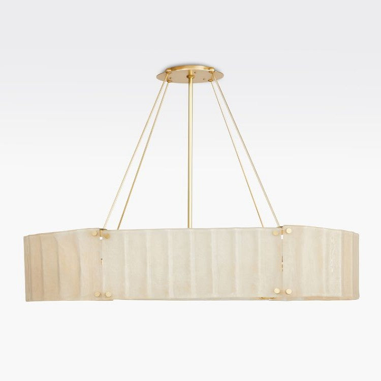 Hillam Oval Crystal Chandelier 48"