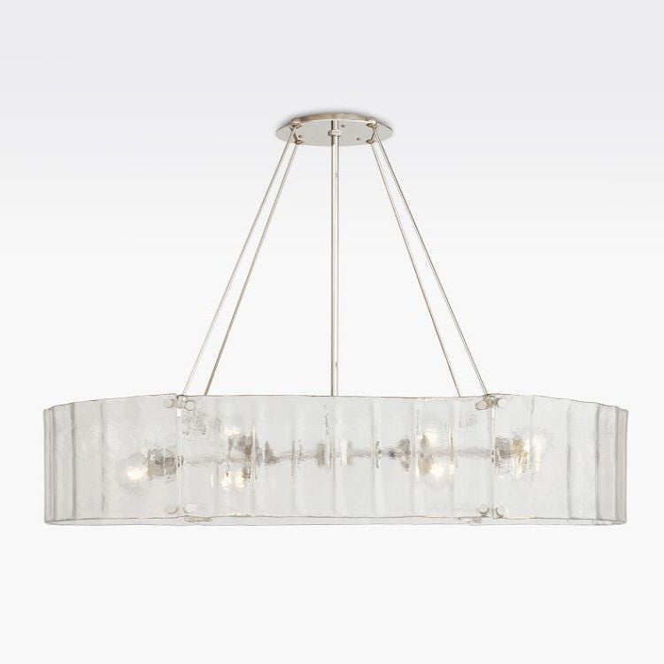 Hillam Oval Crystal Chandelier 48"