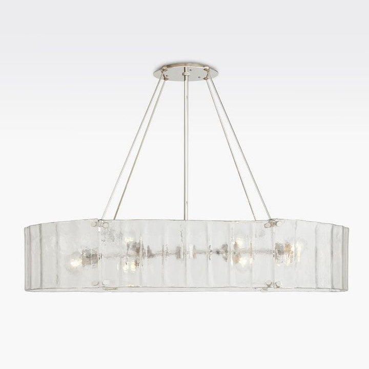 Hillam Oval Crystal Chandelier 48"