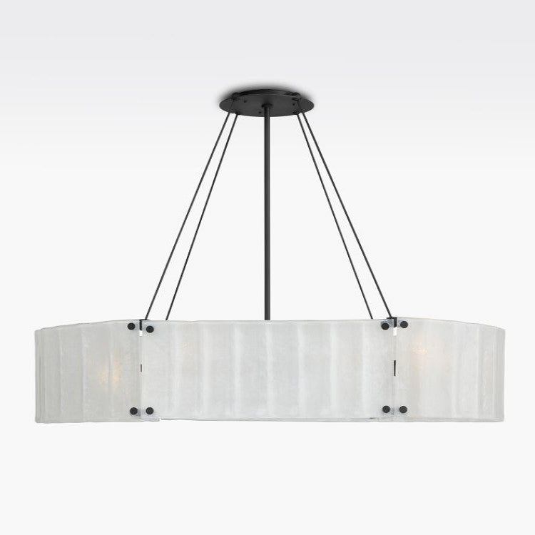 Hillam Oval Crystal Chandelier 48"