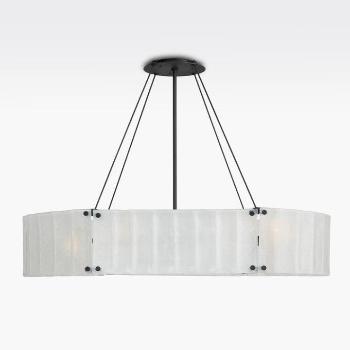 Hillam Oval Crystal Chandelier 48"