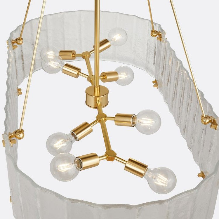 Hillam Oval Crystal Chandelier 48"