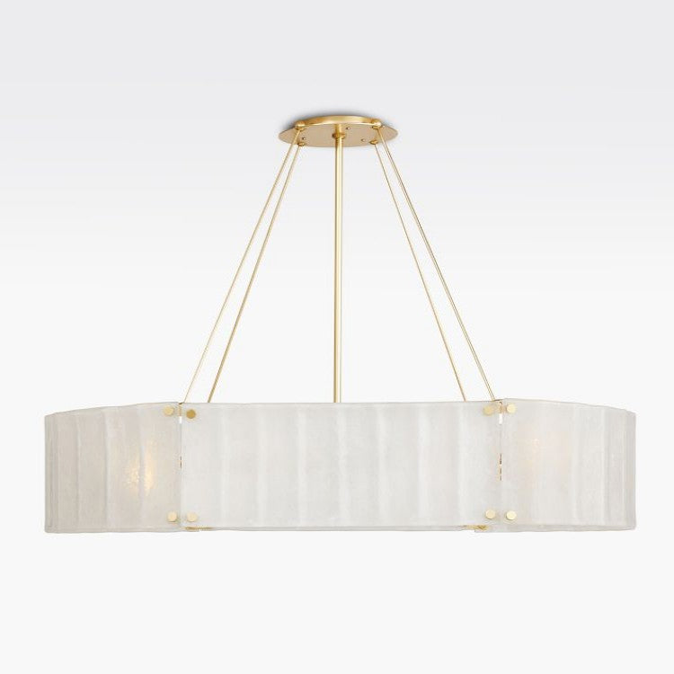 Hillam Oval Crystal Chandelier 48"