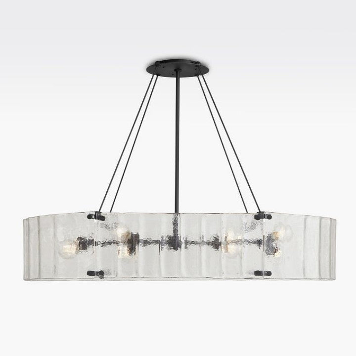 Hillam Oval Crystal Chandelier 48"