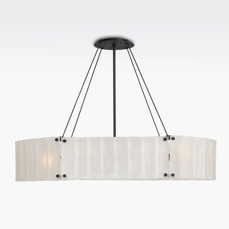 Hillam Oval Crystal Chandelier 48"