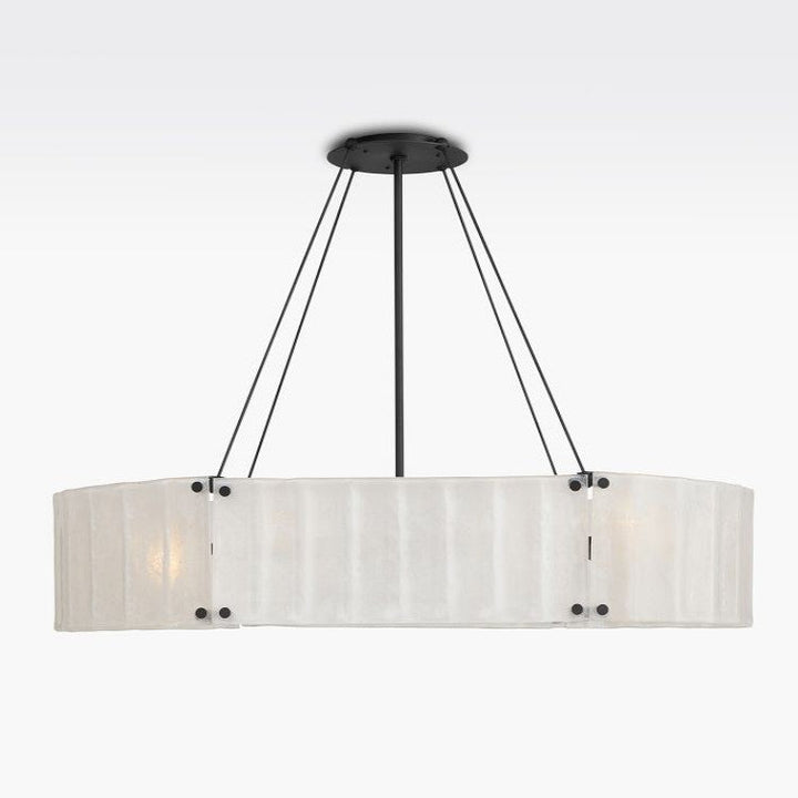 Hillam Oval Crystal Chandelier 48"