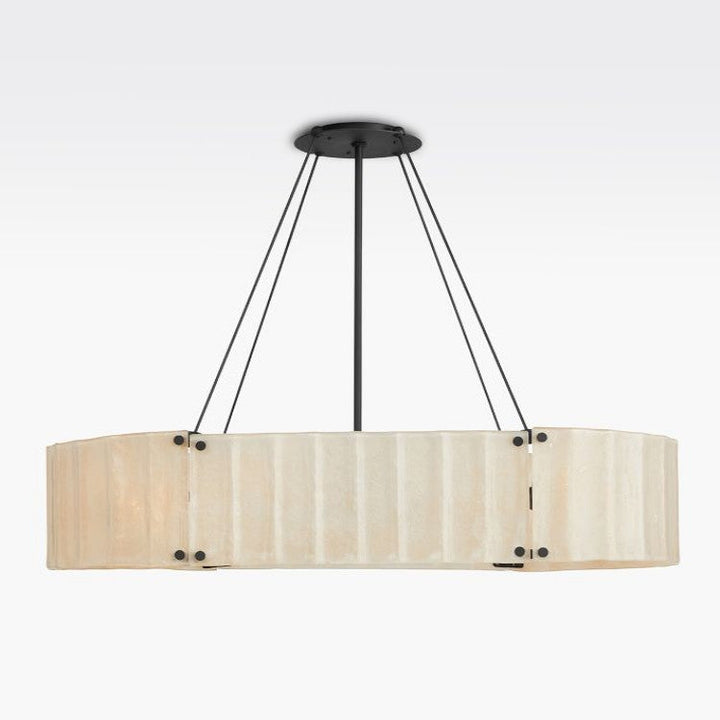 Hillam Oval Crystal Chandelier 48"