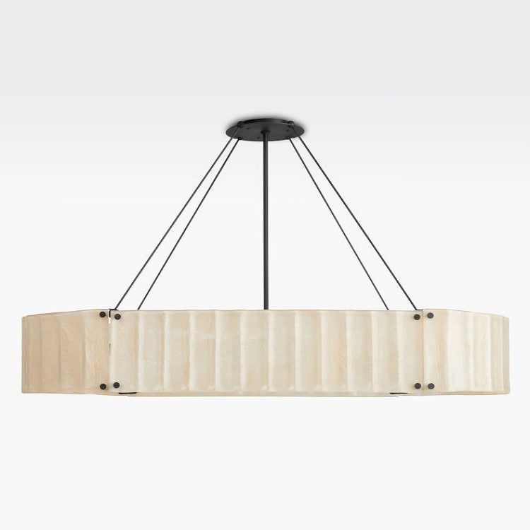 Hillam Oval Crystal Chandelier 60"