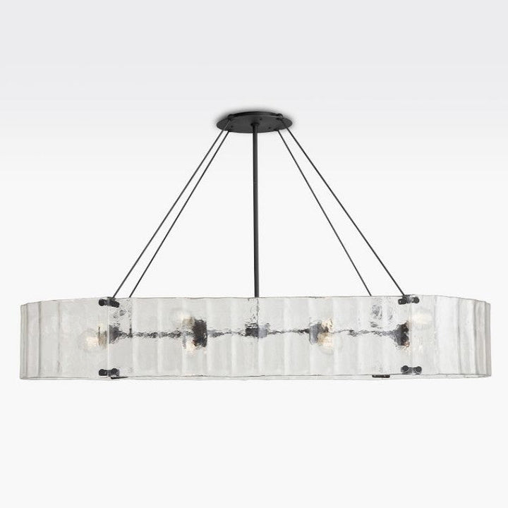 Hillam Oval Crystal Chandelier 60"
