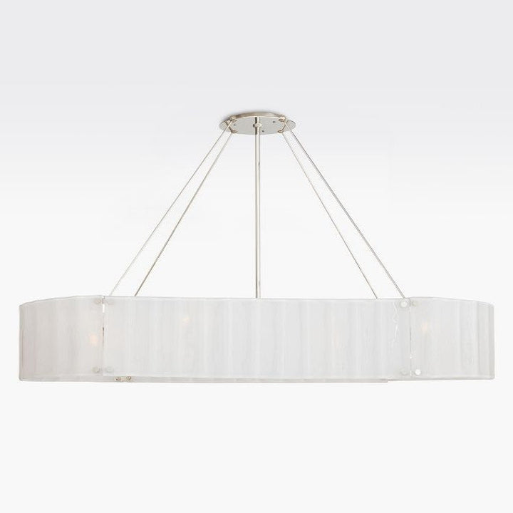 Hillam Oval Crystal Chandelier 60"