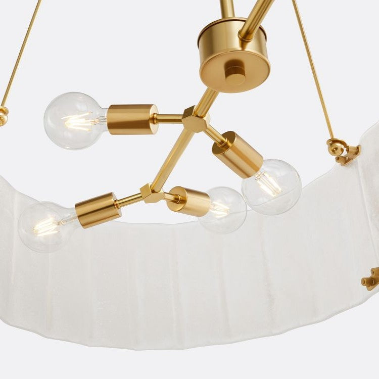 Hillam Oval Crystal Chandelier 60"