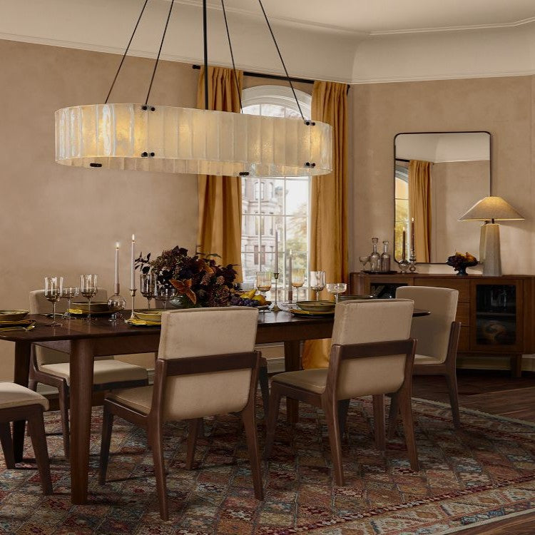 Hillam Oval Crystal Chandelier 60"