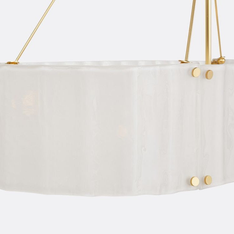 Hillam Oval Crystal Chandelier 60"