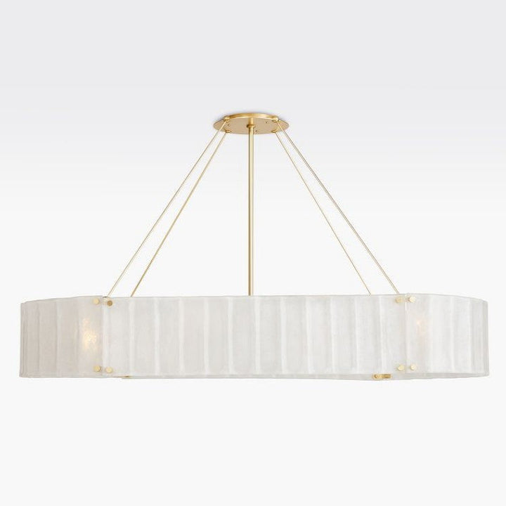 Hillam Oval Crystal Chandelier 60"