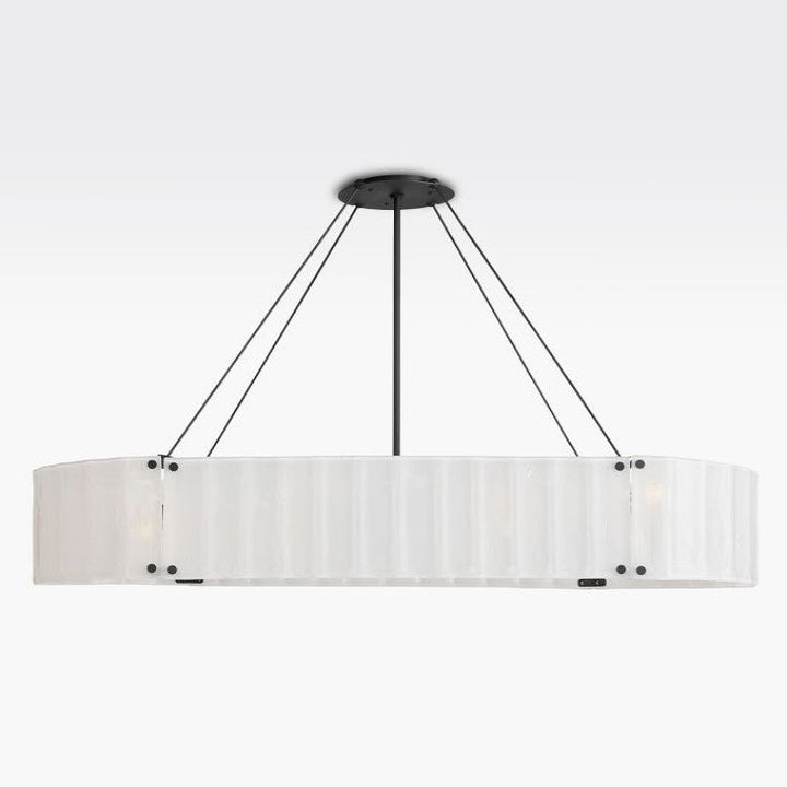 Hillam Oval Crystal Chandelier 60"