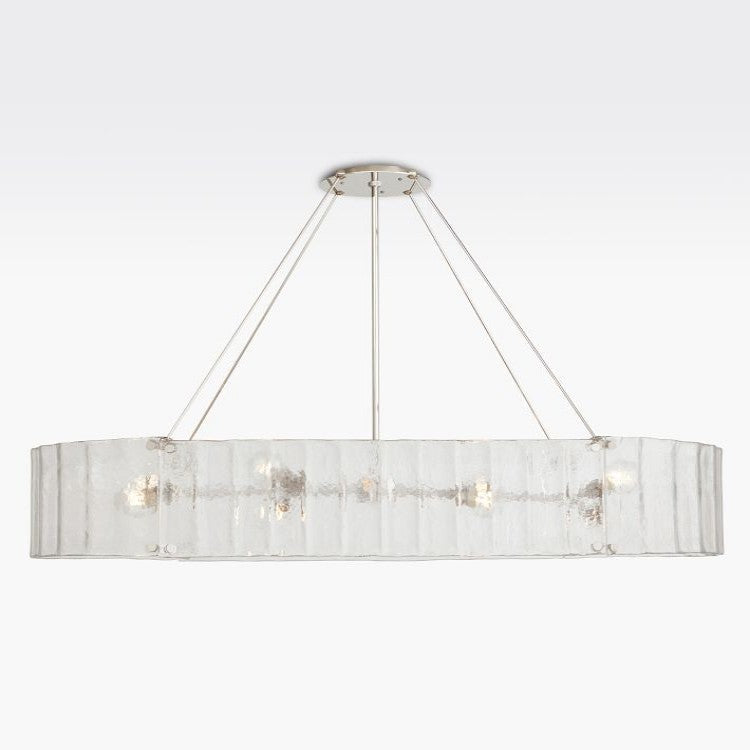 Hillam Oval Crystal Chandelier 60"