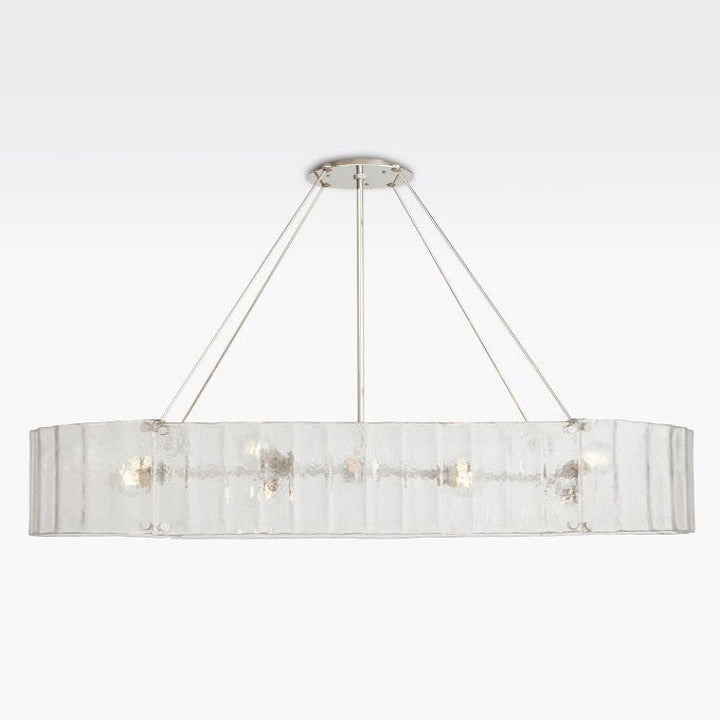 Hillam Oval Crystal Chandelier 60"