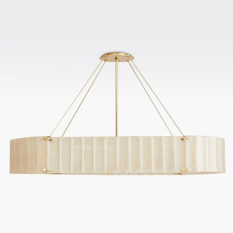 Hillam Oval Crystal Chandelier 60"