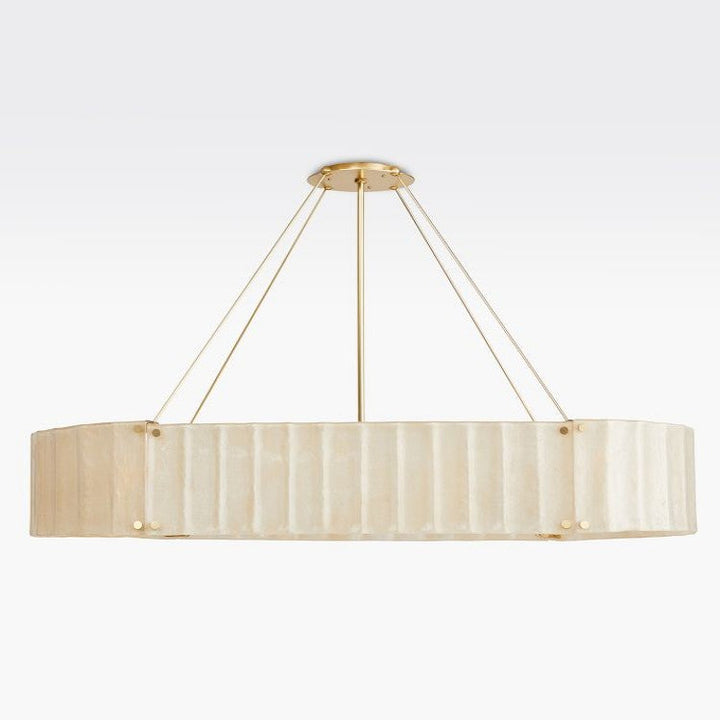 Hillam Oval Crystal Chandelier 60"