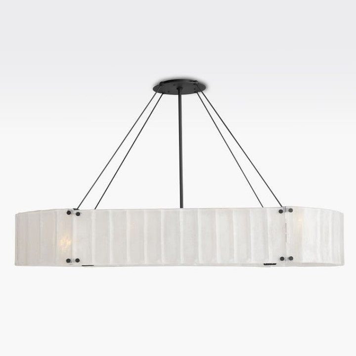 Hillam Oval Crystal Chandelier 60"