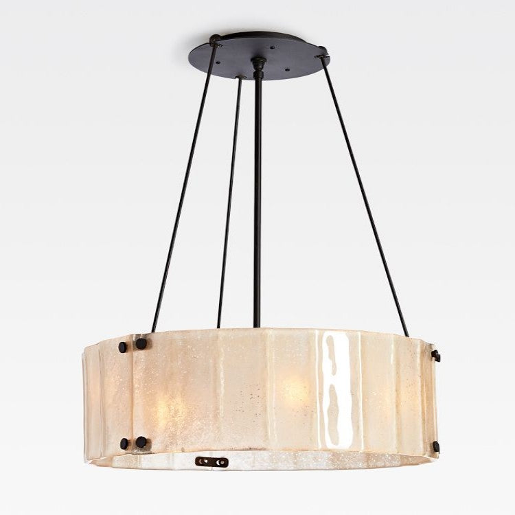 Hillam Round Crystal Chandelier 24"