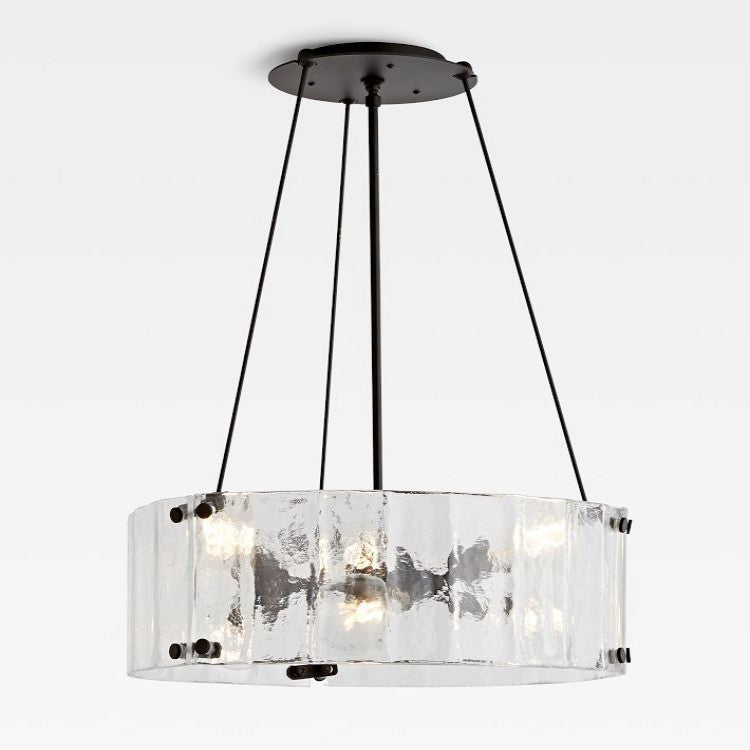 Hillam Round Crystal Chandelier 24"