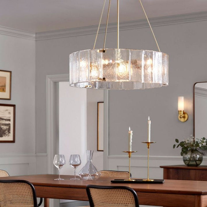 Hillam Round Crystal Chandelier 24"