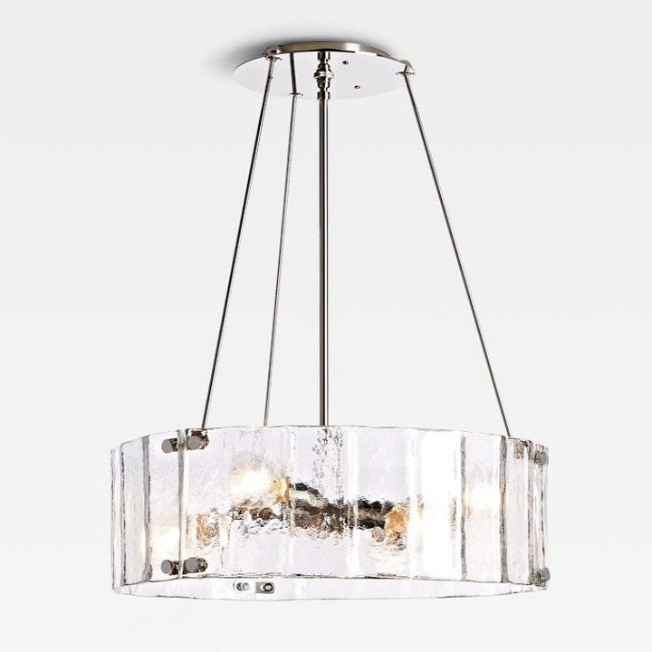 Hillam Round Crystal Chandelier 24"