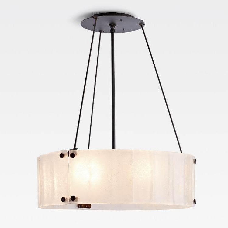 Hillam Round Crystal Chandelier 24"