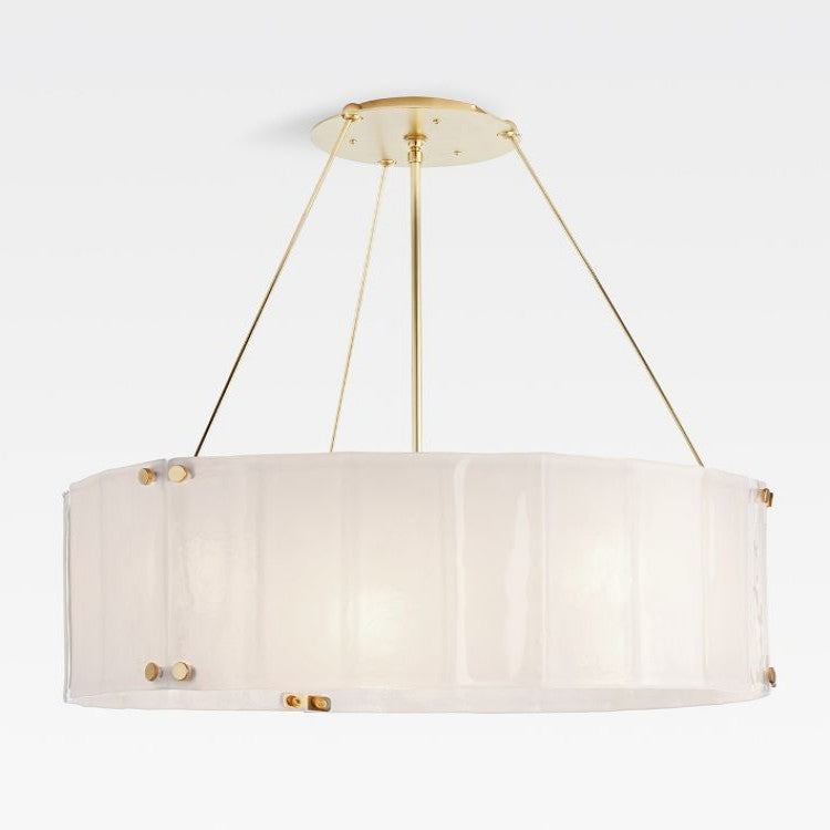 Hillam Round Crystal Chandelier 32"