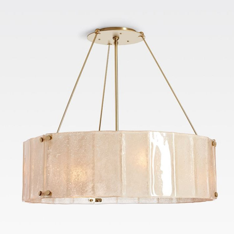 Hillam Round Crystal Chandelier 32"